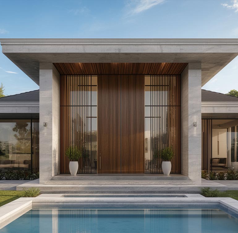 Full Scale Main Entry Door